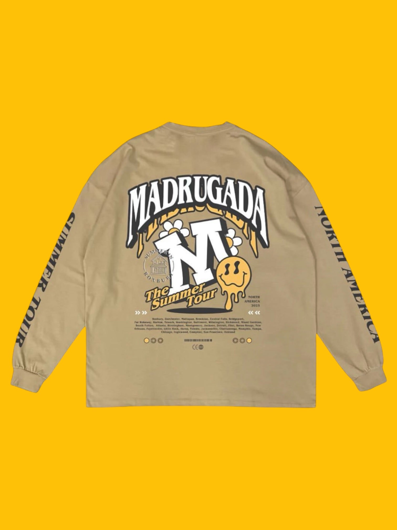 The Summer Tour - Smiles & Sunflower Long Sleeve Tee