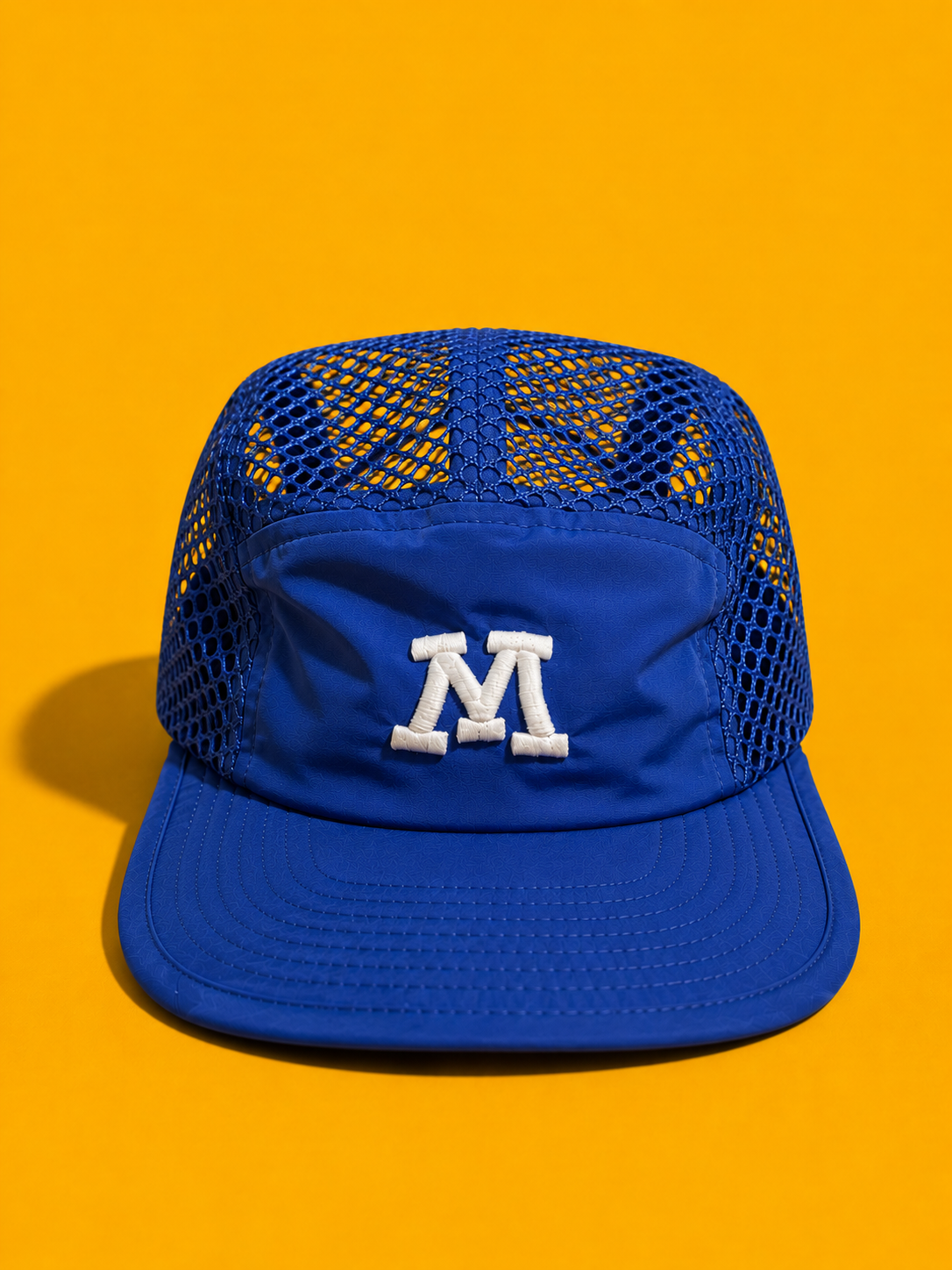 "M" Mesh Drawstring Trail Cap
