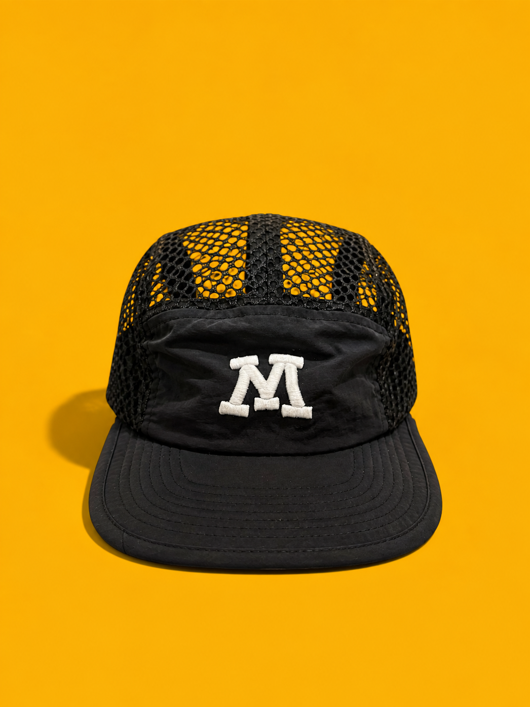 "M" Mesh Drawstring Trail Cap