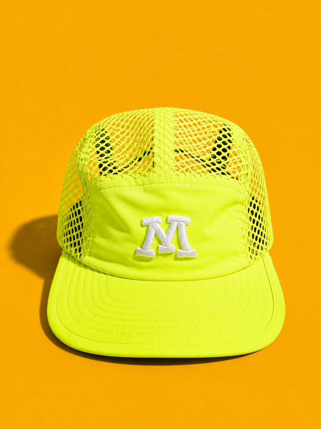 "M" Mesh Drawstring Trail Cap