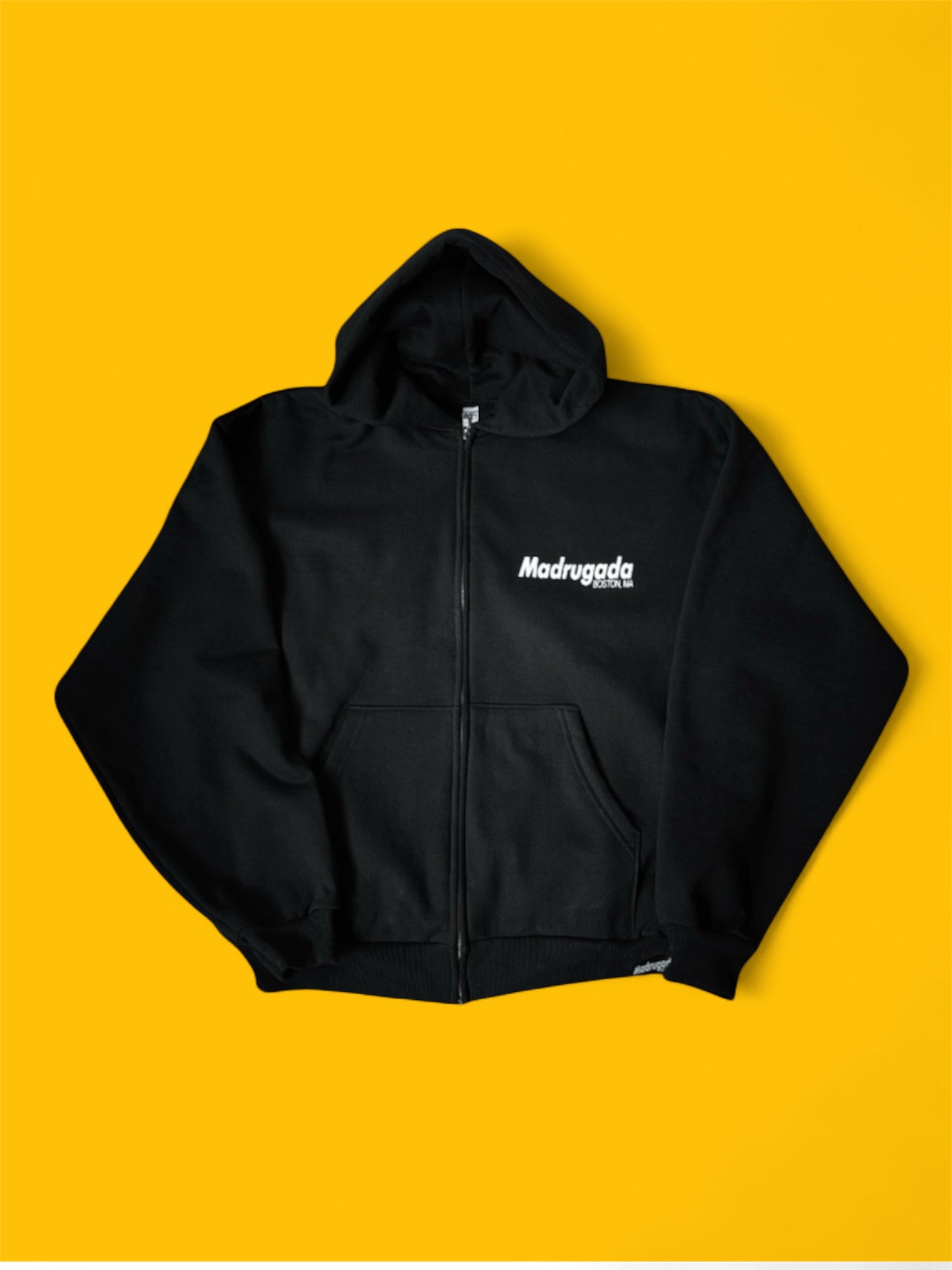 Madrugada Boston (Logo) Box Zip Up Hoodie