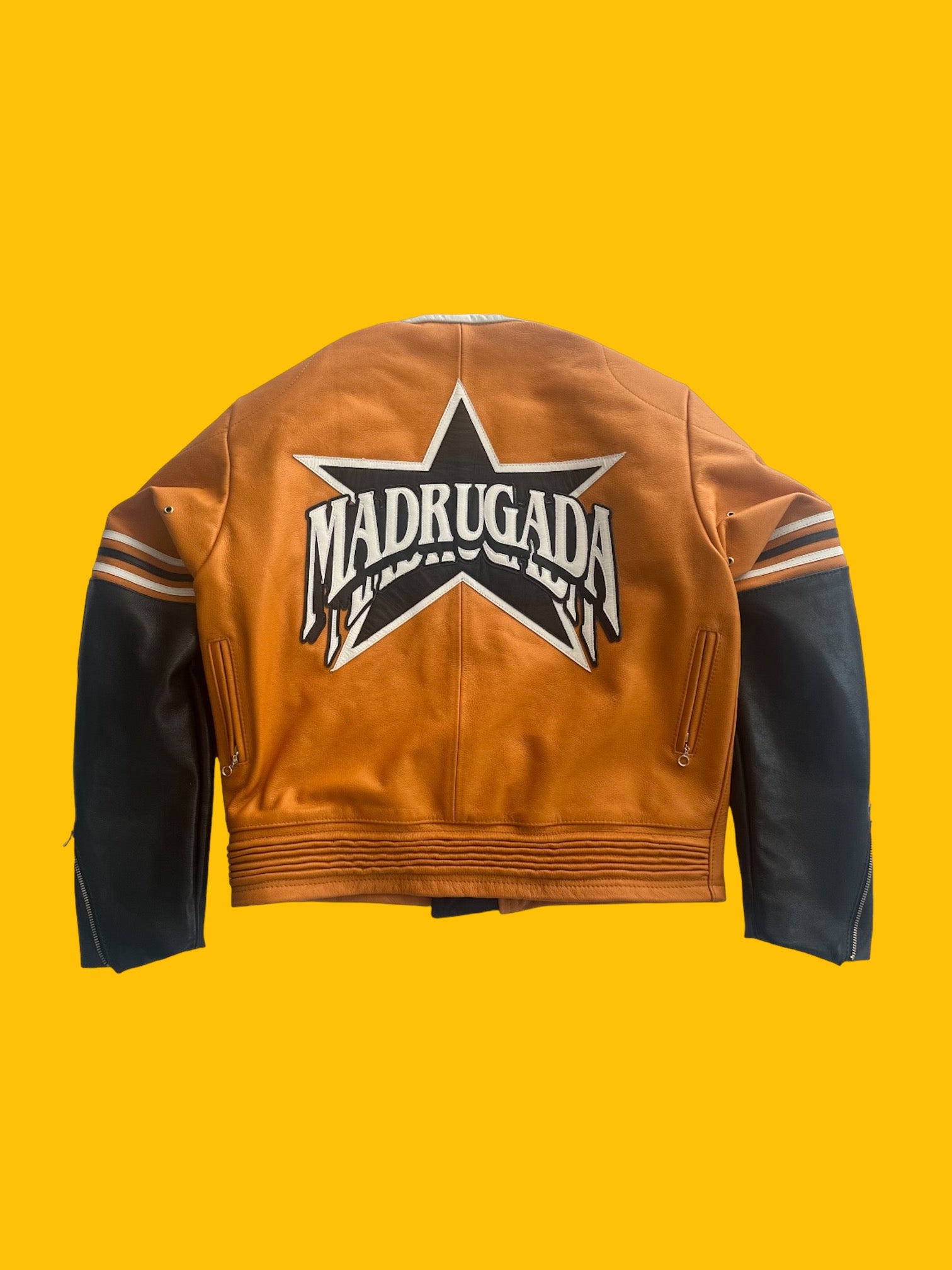 Madrugada x Vanson Star Jacket (Peanut Butter)