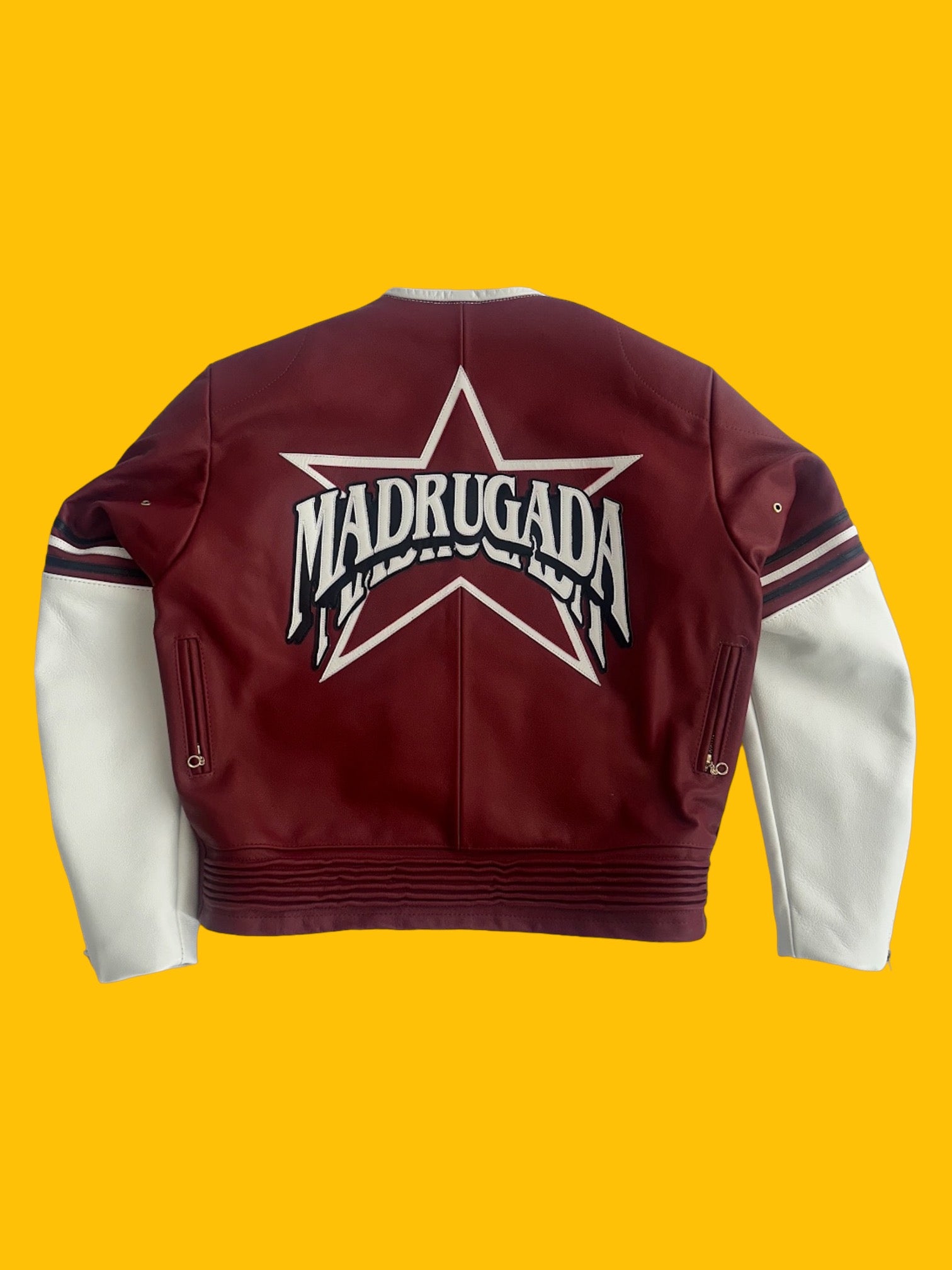 Madrugada x Vanson Star Jacket (Cranberry)