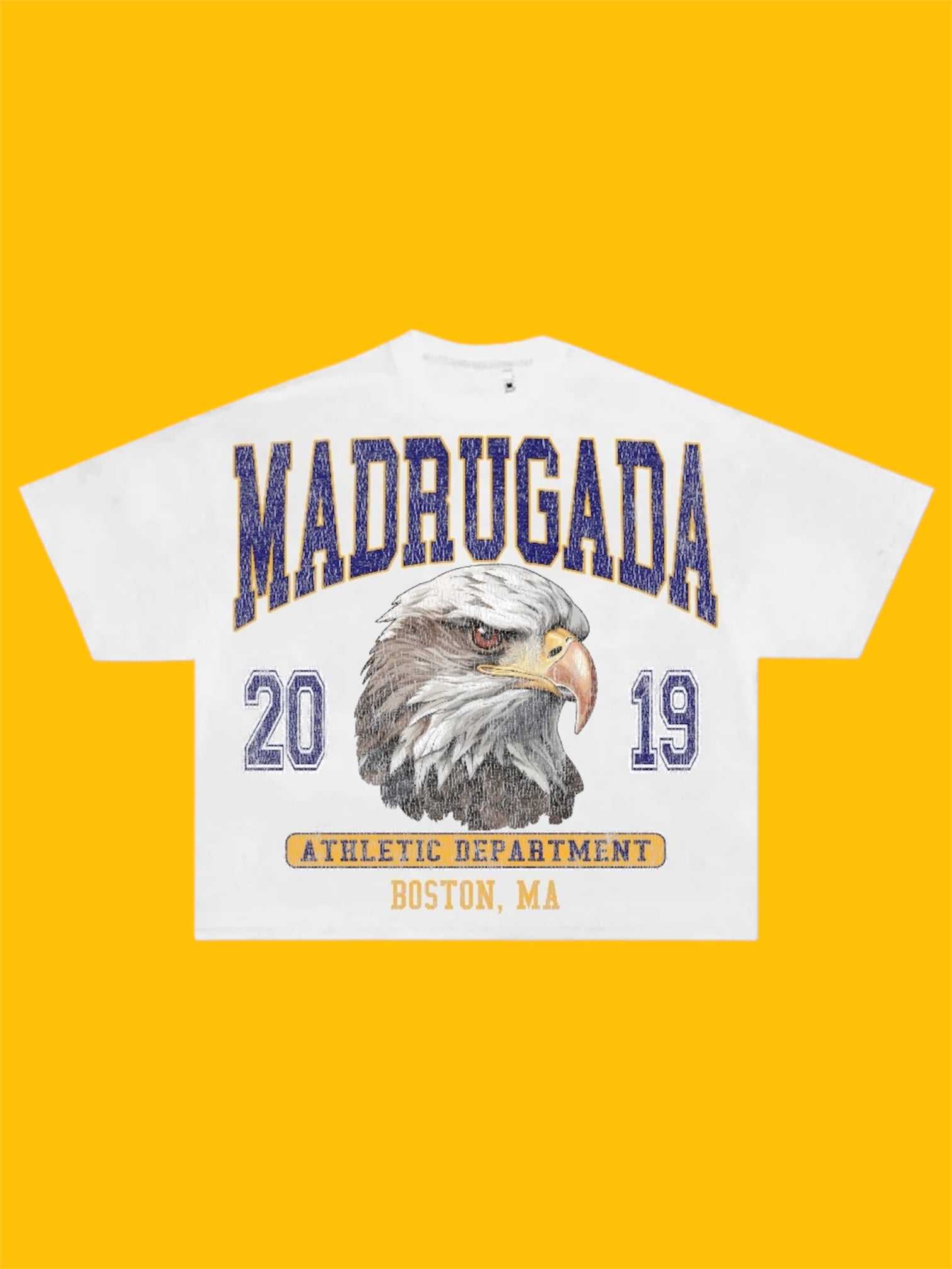 Hyper Blue & Aged Saffron Madrugada Mascot Box Tee