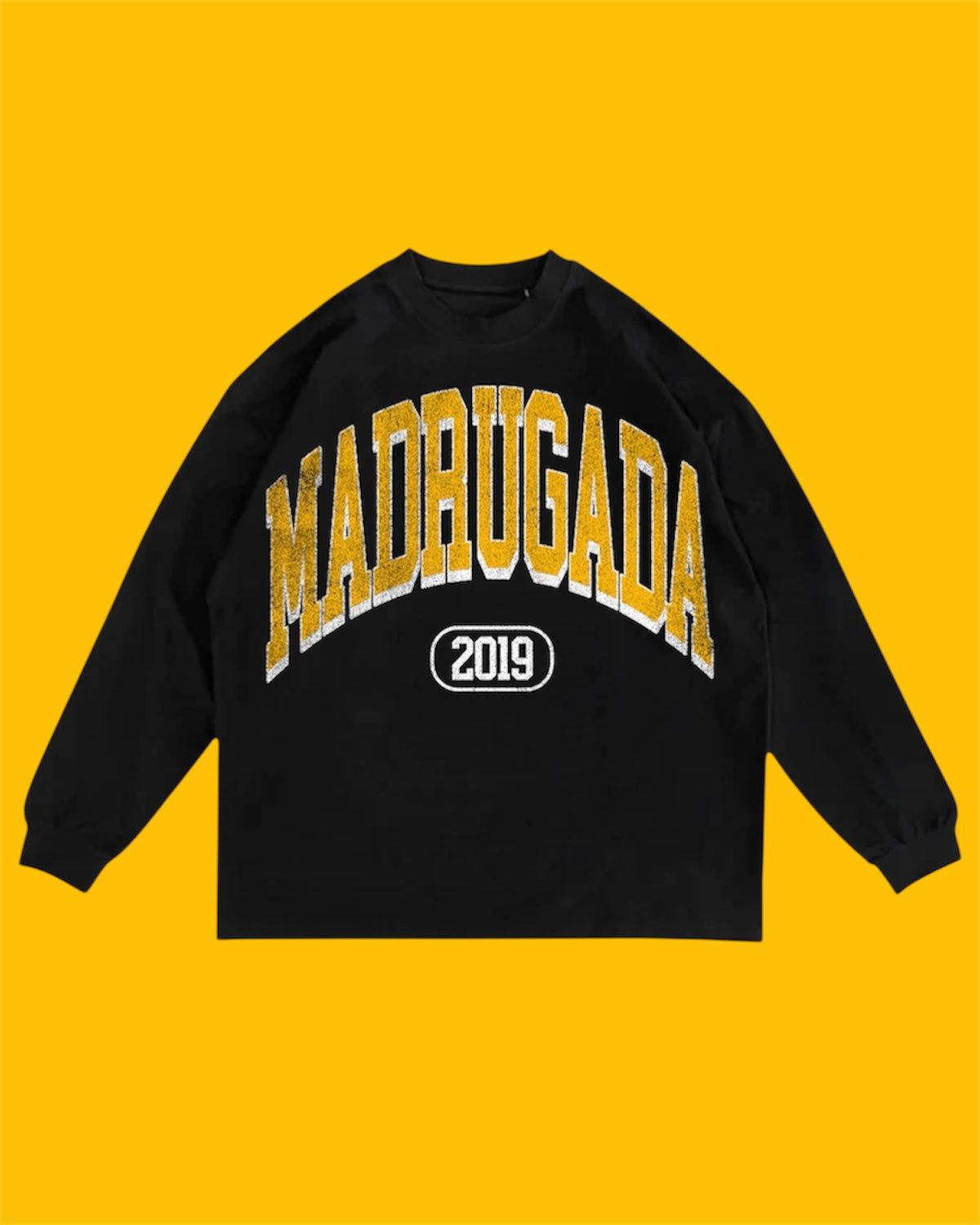 Madrugada Collegiate Long Sleeve (Yellow)