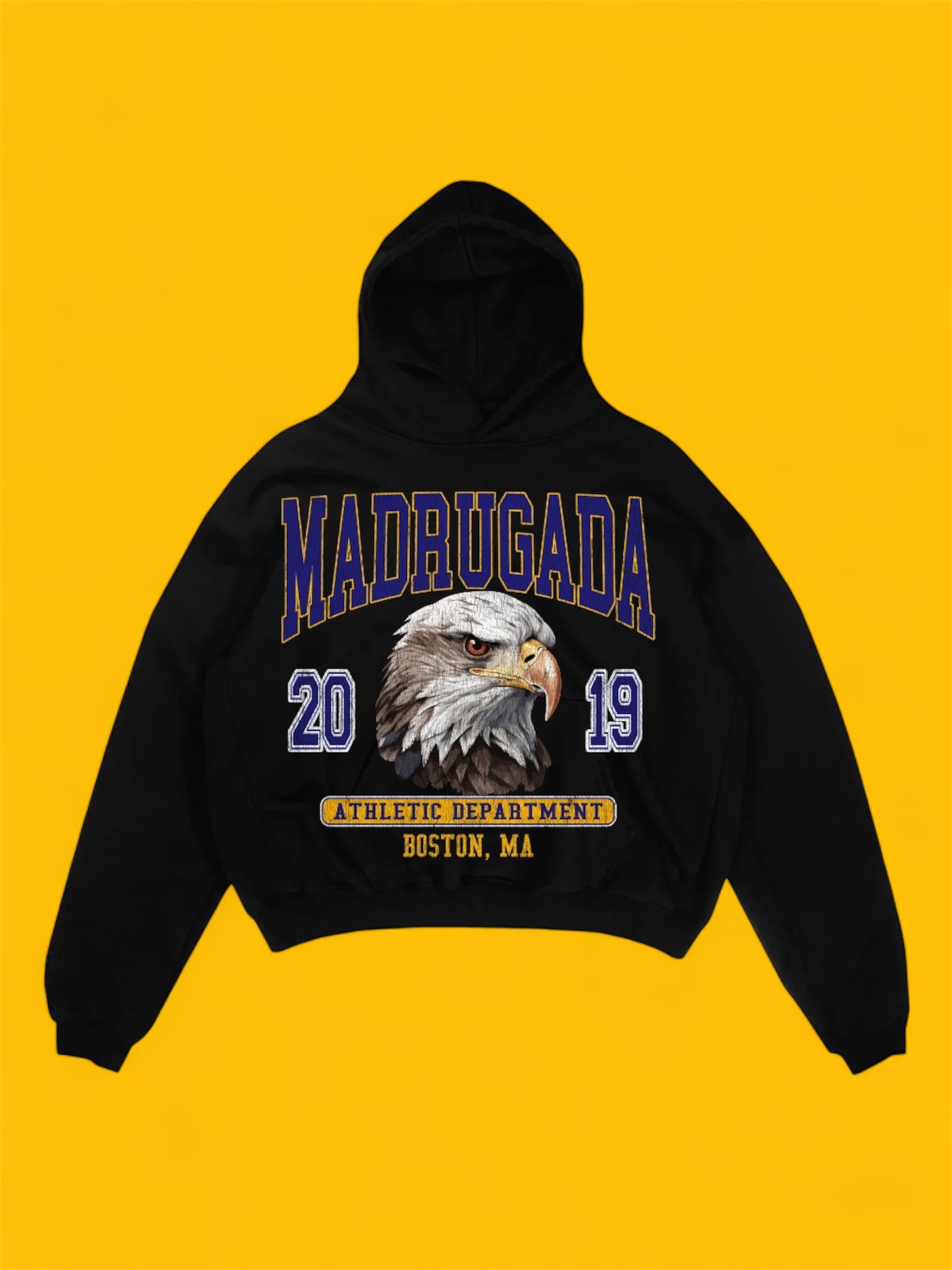 Hyper Blue & Aged Saffron Madrugada MascoHoodie