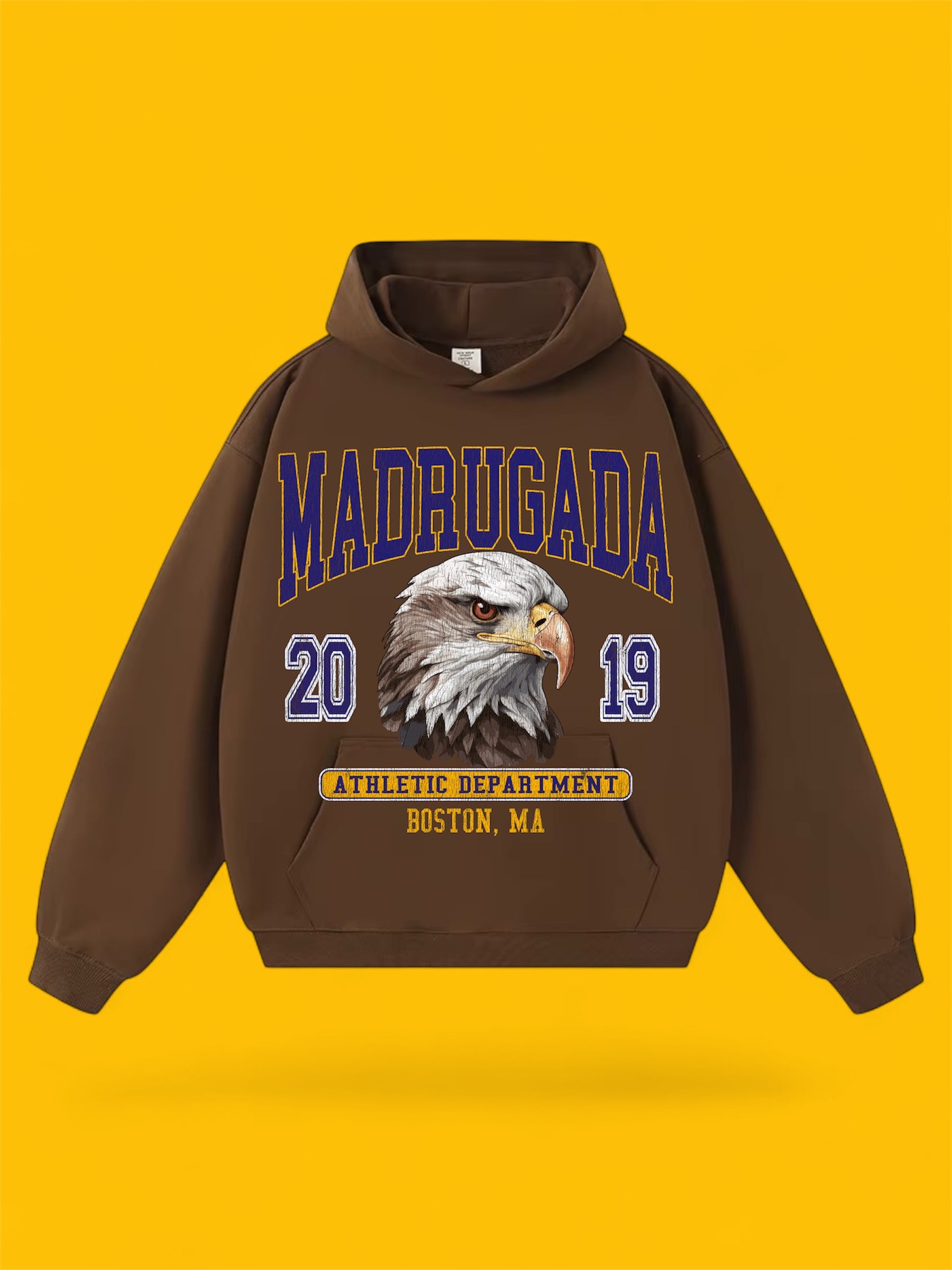 Hyper Blue & Aged Saffron Madrugada MascoHoodie