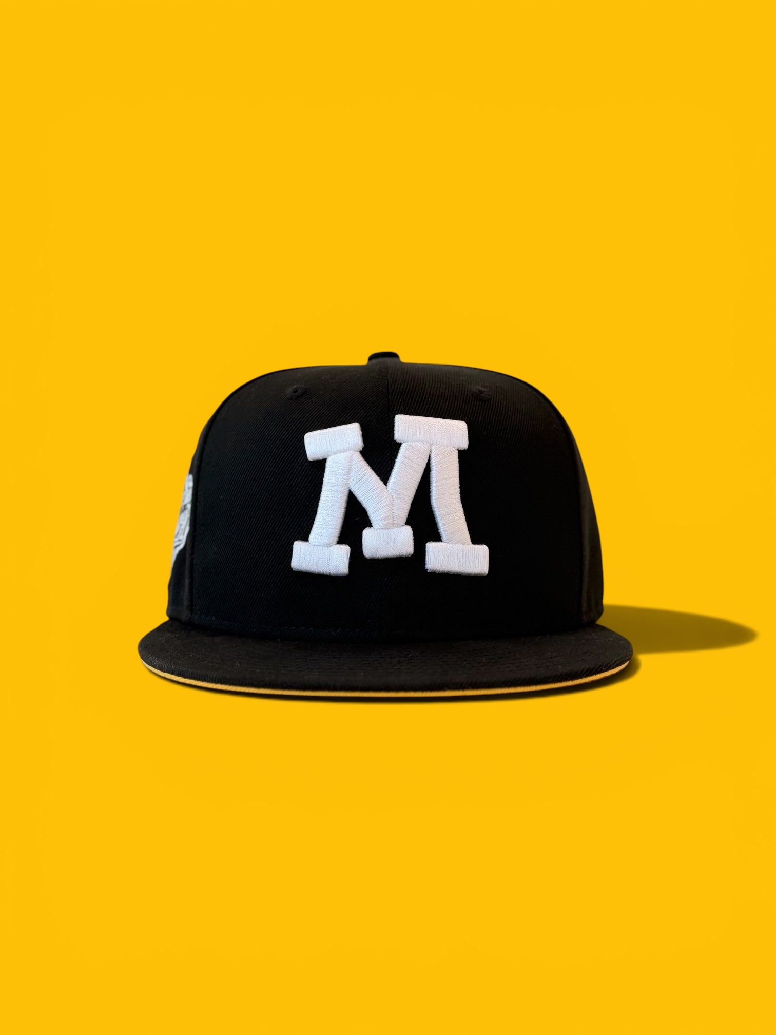 Black "M" Fitted Cap