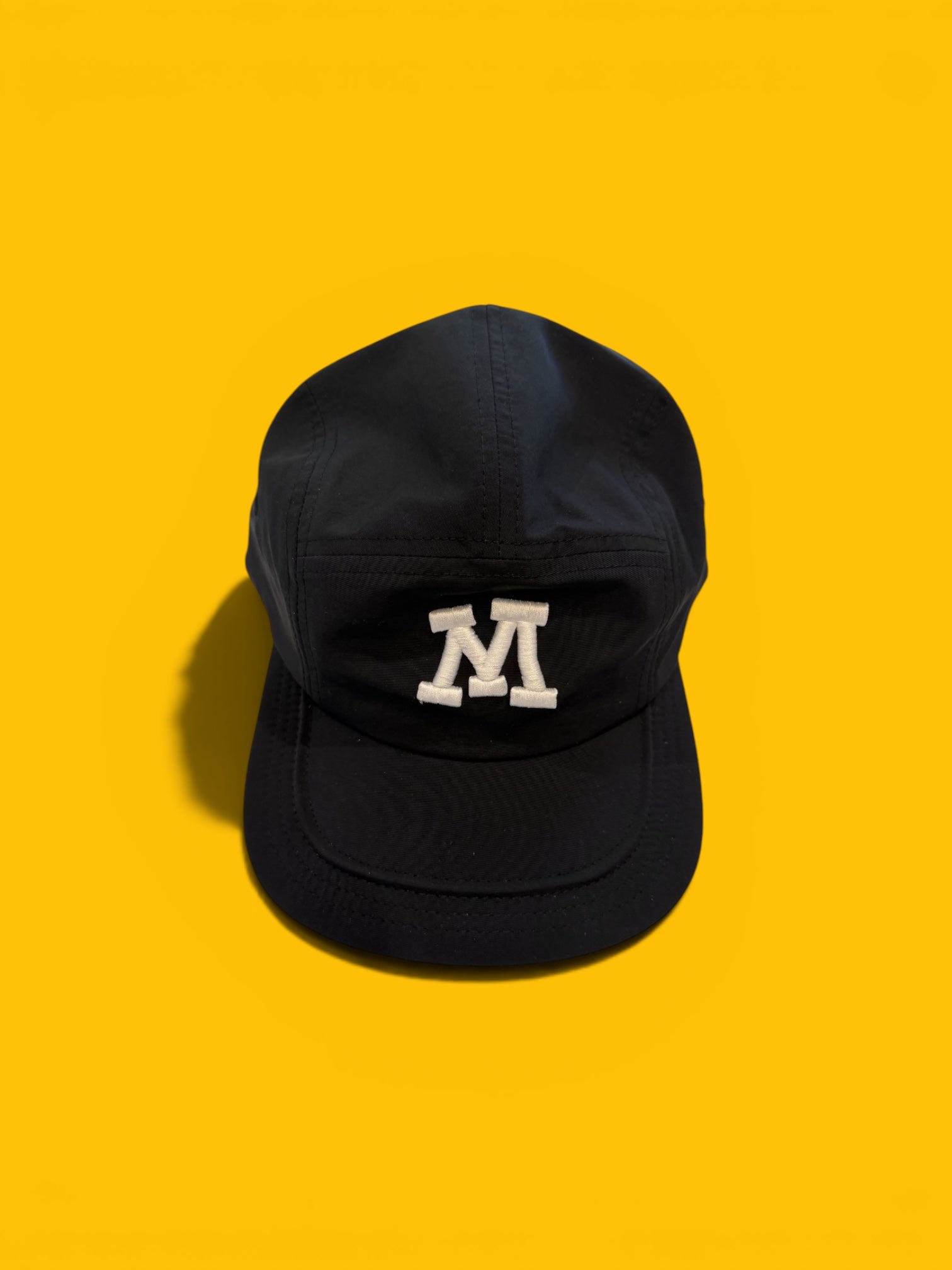 "M" Logo Five-Panel Cycling Cap